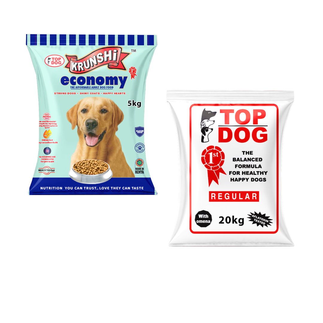 The Gold Package-op Dog Regular 20kg & Krunshi Economy 5kg