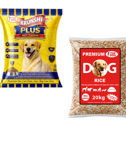 The Diamond Package-Top Dog Rice 20kg & Krunshi Economy 5kg
